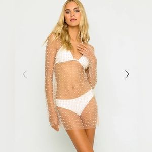 Girl Gang Pearl Mesh Tunic